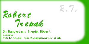 robert trepak business card